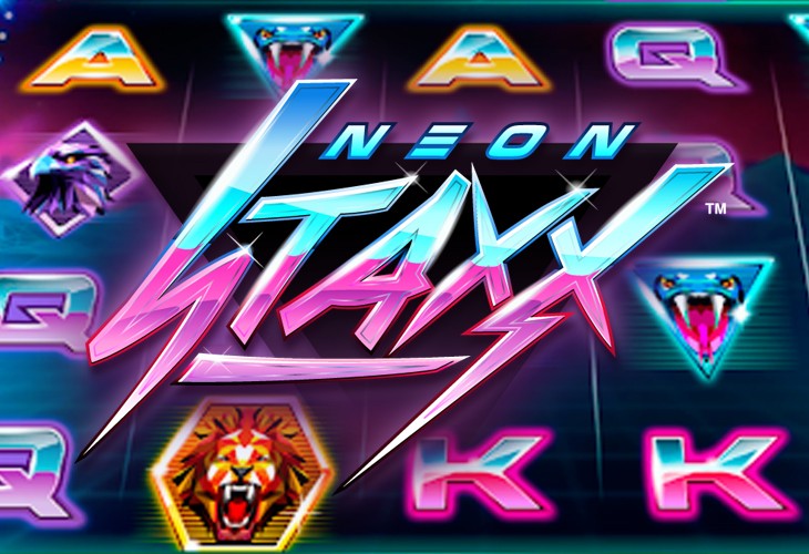 Neon Staxx - NetEnt slot at Casea Casino Casino